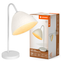 Tischlampe Schreibtisch Leuchte Stehend Dekorativ E14 Weiß USB-C Dekor Ledvance