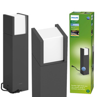 LED-Gartenleuchte für den Außenbereich ARBOR GardenLink 6W 2700K IP44 Mast 40cm Anthrazit PHILIPS