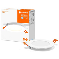 LED-Panel-Deckeneinbauleuchte DOWNLIGHT SLIM 8W 550lm 6500K Kalt 12cm LEDVANCE