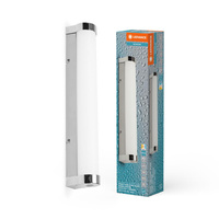 Badezimmerlampe LED Wandlampe über Spiegel Dimmbar 9W 900lm CCT Chrom IP44 40cm Obris Ledvance