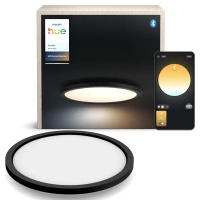 Plafond LED Deckenanbauleuchte 21W 2450lm IP20 Weiß Ambiente TW Schwarz 39,5cm Smart SMART Zigbee Bluetooth Aurelle Philips HUE