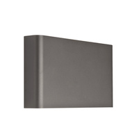 HAGA 9710 Nowodvorski Graphit Wandleuchte 2xG9 Rechteckige Wandleuchte Stahl Modern