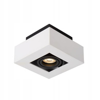 Aufputz-Halogenröhre Reflektor Spot GU10 Quadratisch Beweglich Weiß Schwarz Nemo Masterled