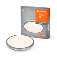 Plafond LED Deckenanbauleuchte 16W 1100lm 3000K Warm Silver 29cm Orbis Ledvance