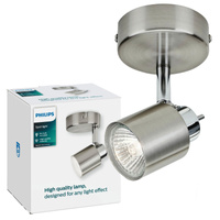 MERANTI GU10 Wandstrahler Satin PHILIPS