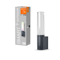 Intelligente LED-Gartenwandleuchte 7,5W RGB+W Dunkelgrau SMART+ WiFi FLARE LEDVANCE