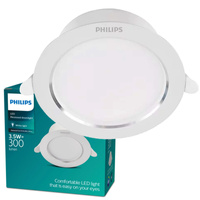 LED-Paneel LED-Einbauleuchte DIAMOND CUT 4.5W 4000K 10.5cm Rund Downlight PHILIPS
