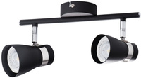 ENALI Deckenleuchte 2xGU10 schwarz 28cm Kanlux