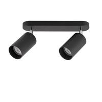 EYE Spot 6020 Nowodvorski Wandleuchte Schwarz 2xGU10Wandleuchte Beweglich Stahl + Glas Modern