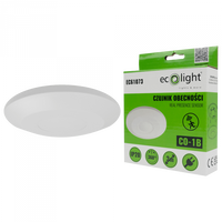 Bewegungs- und Dämmerungssensor PIR Aufbaumontage Deckenmontage Weiß 3m 360° CO Ecolight