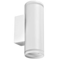 Wandleuchte Außenfassadenleuchte 2 x GU10 Weiß PARIS Sanico Goldlux