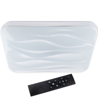 LED-Deckenleuchte für Badezimmer 72W 3000-6500K Weiß Square Diamond 43cm + Fernbedienung