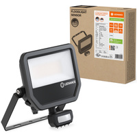 LED-Flutlicht 41W 6000lm 4000K IP65 Schwarz mit Bewegungssensor LEDVANCE Floodlight