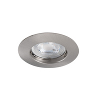 Deckeneinbauleuchte LUTO MR16 GU5.3 12AC/DC Silber Rund KANLUX