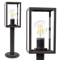 Malmo Garten-Stehleuchte für LED E27 Höhe 48 cm Graphit – GOLDLUX (Polux)