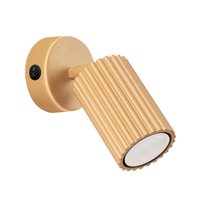 Wandleuchte Wandleuchte Reflektor Tuba Spot GU10 Gold Carbon Deep Space SL.1560 Sollux