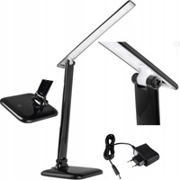 Büro-Zeichen-Tischlampe LED 9W 4500K dimmbar Touch-Schwarz