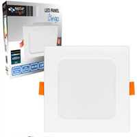 LED-Panel-Deckenleuchte 6W 480lm 4000K neutralweiß Einbauleuchte Quadratisch Weiß Proma Masterled