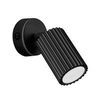 Wandleuchte Wandleuchte Reflektor Tuba Spot GU10 Schwarz Carbon Deep Space SL.1579 Sollux