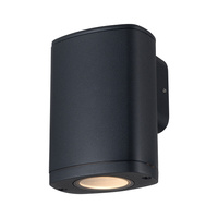 Außenwandleuchte GU10 IP54 Aufputz Schwarz ZEVI Kanlux