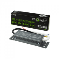 LED-Netzteil IP67 20W 12V Premium Ecolight