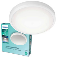 Plafond LED Aufbaumontage DORIS 17W 4000K IP44 31cm PHILIPS Weiß