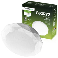 Aufbauleuchte LED Plafond Deckenleuchte GLORY2 24W 4000K IP44 Rund LUMILED