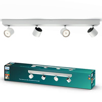 LED STAR Deckenleuchte 4x 4.5W 2700K Dimmbarer Reflektor Leuchte Beweglich Weiß PHILIPS