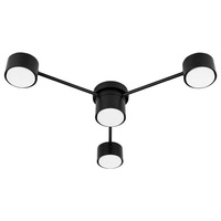 Kronleuchter Deckenleuchte Pendelleuchte Dekorativ 4x GX53 Schwarz Guliver Masterled