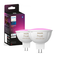 2PAK LED MR16 6.3W CCT RGB PHILIPS HUE Weiß & COLOR Ambiance Bluetooth Zigbee Glühbirne