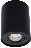 Aufputz-Halogen-bewegliche SPOT-Rundleuchte BORD GU10 mattschwarz IP20 Kanlux