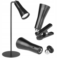 MAGNETO LED 5W 400lm 4000K Wiederaufladbar abnehmbar Schwarz MasterLED Schreibtisch Nachtlicht