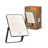 LED-Flutlicht Outdoor 20W 1800lm 4000K IP65 Schwarz mit Bewegungs- und Dämmerungssensor Essentials Ledvance