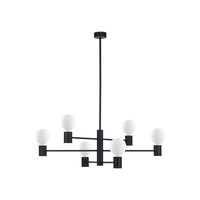 RADIUS VI Pendelleuchte 7932 Nowodvorski Schwarz 6xE27 Decke Loft Kronleuchter