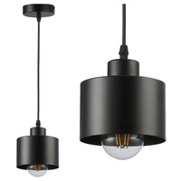 Masterled E27 Schwarz Elza Decke Pendelleuchte