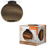 Dekorative Deckenleuchte E27 Pappe Braun Dekor Ledvance