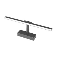 LED Wandleuchte über Spiegel 9W 450lm 4000K 116° Schwarz 40cm Lappa Masterled