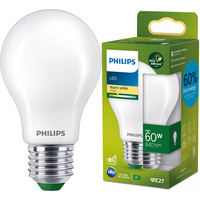 E27 A60 LED Lampen 4W = 60W 840lm 2700K Warm Filament Milky PHILIPS Ultra Efficient