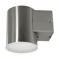 Wandleuchte LED-Außenfassadenleuchte 6.5W 450lm 4000K Neutral 140° Silber IP44 Nivero Sanico Goldlux