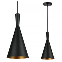 Masterled E27 Schwarz Gold Pinio Hängeleuchte