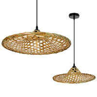 Bambus E27 Brugia Dekorative Hängelampe Kobi