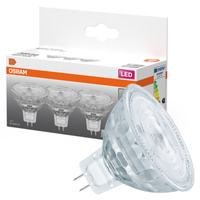 3x LED-Lampe MR16 Reflektor GU5.3 3.8W = 35W 345lm 2700K Warm 12V 36° STAR Osram