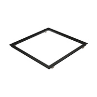 LED-Einbaurahmen bündig quadratisch schwarz ADTR KANLUX