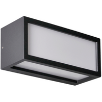 Gartenlampe Elevation Wandleuchte MITO E27 IP54 Schwarz GOLDLUX (Polux)