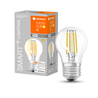 E27 P40 LED Leuchtmittel 4W = 40W 2700K Warm 470lm 300° LEDVANCE SMART+ WIFI Filament Dimmbar