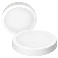 LED-Deckenblende Aufputz 18W 1800lm 4000lm Neutral 120° Weiß IP40 IK03 Sigaro Kobi