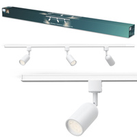 Bus-Hängelampen-Kit 1m + 3x LED GU10 Einphasig Weiß EasyLink Shea Philips
