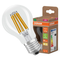 LED-Glühbirne A60 E27 7.2W = 100W 1521lm 2700K Warm 300° Filament CLASSIC ENERGY EFFICIENCY Osram