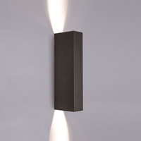 MALMO 9705 Nowodvorski Wandleuchte Schwarz 6xGU10 Rechteckige Wandleuchte Stahl Modern