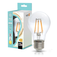 LED-Lampe E27 Ball 7W 806lm 3000K Warm 360° Filament Line Kobi